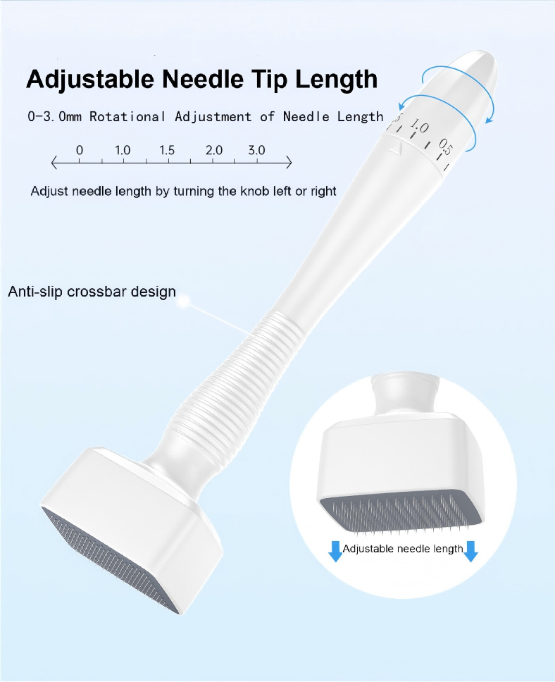 DRS140A Easy-to-Use Adjustable length stamp microneedle(0-3.0mm)