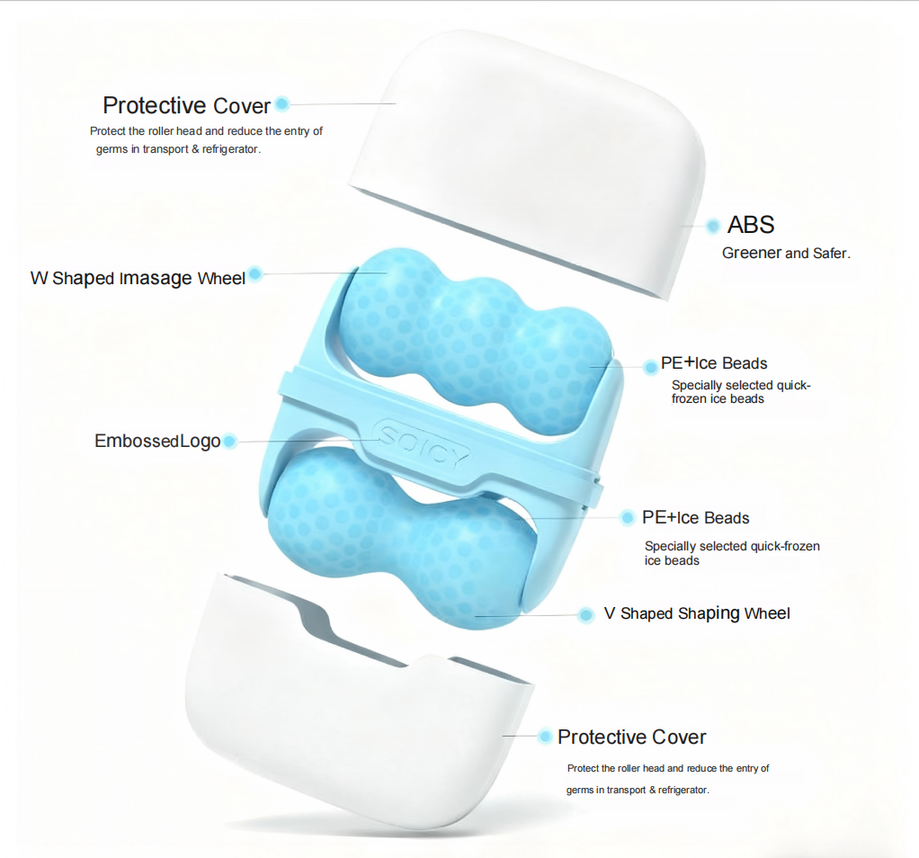 SOICY S30 Ice Roller Double-Head Massage Soothing Skin Ice Compress Ice Roller